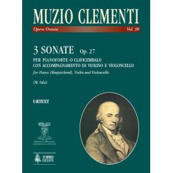 3 Sonaten op.27 für Violine, Violoncello - Muzio Clementi