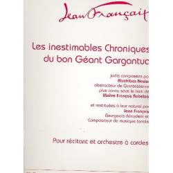 Les inestimables chroniques du bon géant -Jean Francaix
