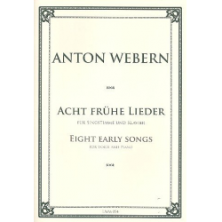 8 frühe Lieder - Anton von Webern