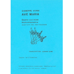 Ave Maria für 4 Posaunen - Giuseppe Verdi