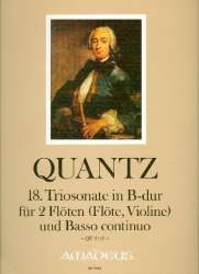 Sonate B-Dur Nr.18 QV2-42 - für - Johann Joachim Quantz