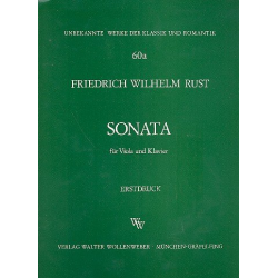 Sonate für Viola und Klavier - Friedrich Wilhelm Rust