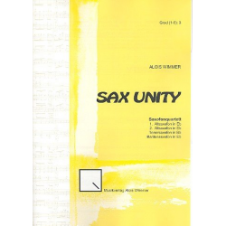 Sax Unity : für 4 Saxophone (AATBar) - Alois Wimmer