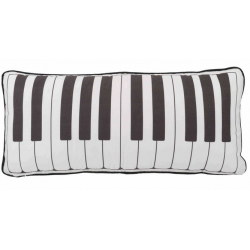 Kissen mit Paspeln Design: Tastatur 100% Baumwolle 66*30 cm