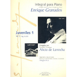 Integral para piano vol.5 Juveniles 1 - Enrique Granados