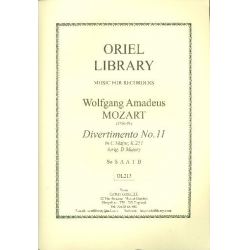 Divertimento C-Dur Nr.11 KV251 - Wolfgang Amadeus Mozart