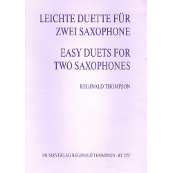 Leichte Duette : für 2 Saxophone - Reginald Thompson