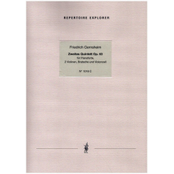 Piano Quintet Op. 63 (parts) Chamber Music - Friedrich Gernsheim