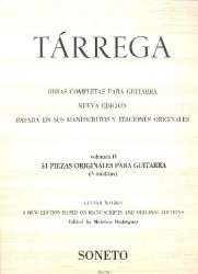 Obras completas para guitarra vol.4 - Francisco Tarrega