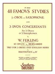 48 Famous Studies, (1st and 3rd Part) - Franz Wilhelm Ferling / Arr. Albert J. Andraud