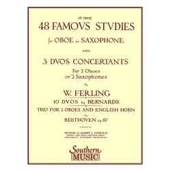 48 Famous Studies, (1st and 3rd Part) - Franz Wilhelm Ferling / Arr. Albert J. Andraud
