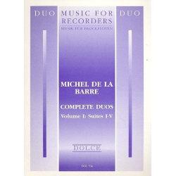 Complete Duos vol.1 (Suites 1-5) - Michel de la Barre