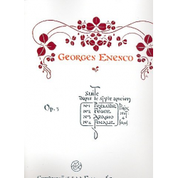 Suite op.3 dans le style - George Enescu
