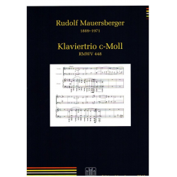 Klaviertrio c-Moll RMWV448 - Rudolf Mauersberger