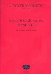 Sämtliche Sonaten Band 8 für Altblocklöte -Giuseppe Sammartini