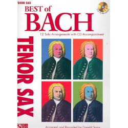 Best of Bach (+CD) for tenor saxophone - Johann Sebastian Bach