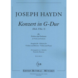 Konzert G-Dur Hob.VIIa:4 für Violine und - Franz Joseph Haydn