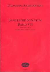 Sämtliche Sonaten Band 7 für Altblocklöte - Giuseppe Sammartini