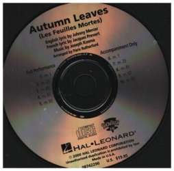 Autumn Leaves (Les Feuilles Mortes) - Johnny Mercer / Arr. Paris Rutherford