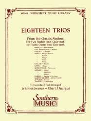 Eighteen (18) Trios (Complete) From the Classic Masters - Ary Van Leeuwen / Arr. Albert J. Andraud