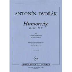 Humoreske op.101,7 für Violine und Klavier - Antonin Dvorak