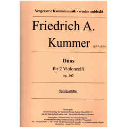 Duos op.165 - Friedrich August d. J. Kummer
