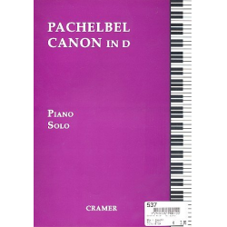 Canon D major for piano - Johann Pachelbel
