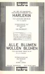 Harlekin  und   Alle Blumen wollen blühen: - Hans Blum