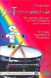 Die Trommelschule Band 2 (+DVD) - Thomas Baur
