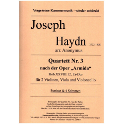 Quartett Es-Dur Nr.3 nach der Oper 'Armida' Hob.XXVIII:12 - Franz Joseph Haydn
