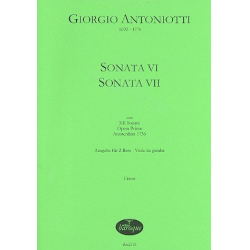 Sonata 6 und 7 für 2 Bassviole da gamba - Giorgio Antoniotto