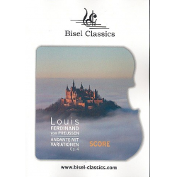 Andante mit Variationen op.4 für Violine, -Prinz von Preußen Louis Ferdinand