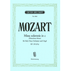 Missa solemnis in c KV 139 (47a) - Wolfgang Amadeus Mozart / Arr. Ulrich Haverkampf