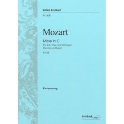 Missa in C KV 66 - Wolfgang Amadeus Mozart / Arr. Michael Obst
