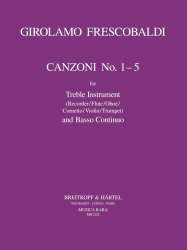 Canzoni Nr. 1-5 -Girolamo Frescobaldi
