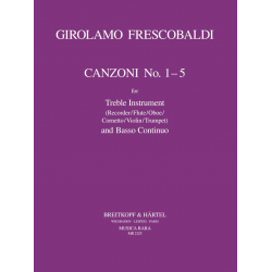 Canzoni Nr. 1-5 -Girolamo Frescobaldi