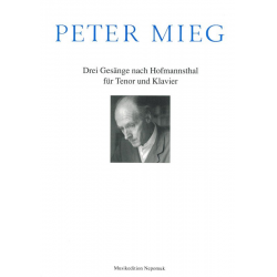 3 Gesänge nach Hofmannsthal - Peter Mieg