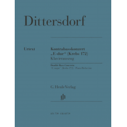 Kontrabasskonzert E-dur [D-dur] Krebs 172 - Carl Ditters von Dittersdorf / Arr. Christoph Sobanski