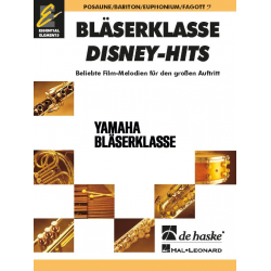 BläserKlasse Disney-Hits - Posaune / Bariton / Euphonium -Disney / Arr.Marc Jeanbourquin