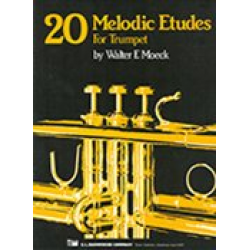20 Melodic Etudes for Trumpet - Walter Moeck