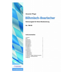 Böhmisch-Boarischer - Kleine Blasbesetzung - Alexander Pfluger / Arr. Alexander Pfluger