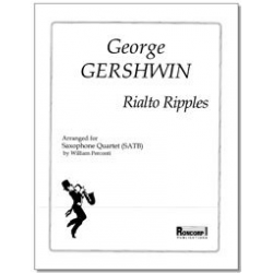 Rialto Ripples (Sax Quartet-SATB) -George Gershwin / Arr.William J. Perconti
