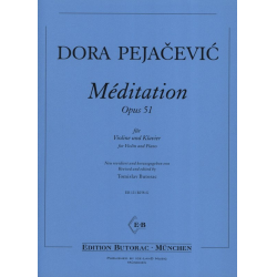 Méditation op.51 für Violine und Klavier - Dora Pejacevic / Arr. Tomislav Butorac