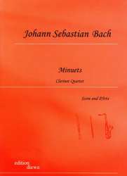 Minuets für vier Klarinetten - Johann Sebastian Bach / Arr. Harry Gee