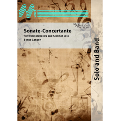 Sonate Concertante (Clarinet solo and Band
) -Serge Lancen