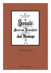 Sonate Es-Dur op. 178 für Horn und Klavier - Josef Gabriel Rheinberger