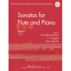 Sonatas for Flute and Piano -Giuseppe Rabboni / Arr.Paul Edmund-Davies