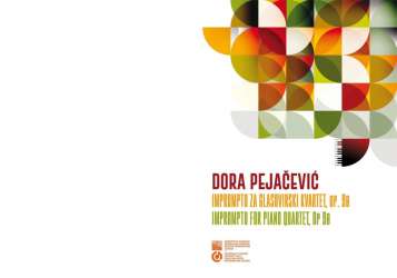 Impromptu for Piano Quartet, Op. 9b -Dora Pejacevic