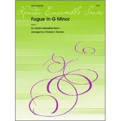 Fugue In G Minor - Johann Sebastian Bach / Arr. Charles Decker