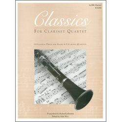 Classics For Clarinet Quartet - 3rd Bb Clarinet - Diverse / Arr. Eric Johnson